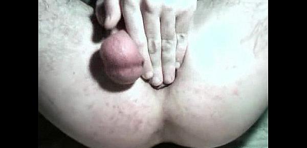  own balls and cock self fuck